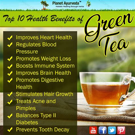 Benefits Of Green Tea To The Heart - health benefits