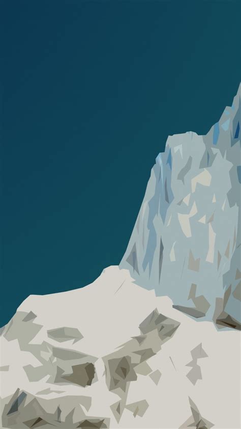Material Mountain Wallpaper 1080x1920