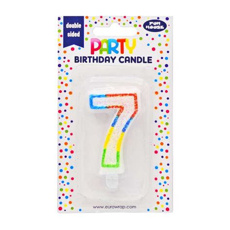 Wholesale Number 7 Birthday Candle Homeware Essentials