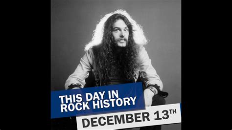 This Day In Rock History December 13 Ted Nugent Youtube