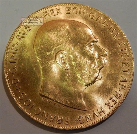 1915 Austria Austrian 100 Corona 1 Oz Gold 9802 Agw Bullion