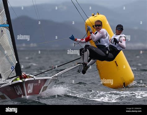 tokyo 2020 olympics sailing women s 49er fx opening series enoshima yacht harbour