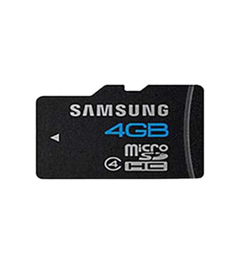 [amazon box=b01dob6y5q,b07b98gxqt this list contains the best microsd cards in different storage options from 32 gb to 512 gb so that you can. Samsung 4 GB Micro SD Card (Class 4) - Memory Cards Online ...