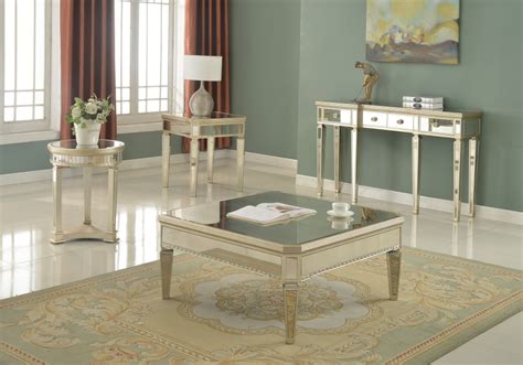 ( 0.0) out of 5 stars. Borghese Mirrored Square End Table