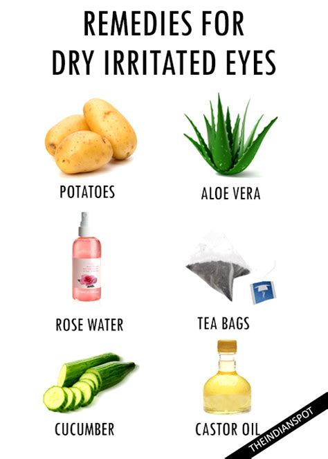Home Remedies For Dry Irritated Eyes