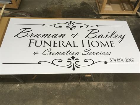 Funeral Home Sign – Outstanding Tradeshow Exhibit Services