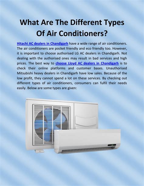 Different Types Of Air Conditioners 5 Different Air Conditioner Types