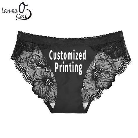 women sexy seamless panties customized printing sexy lace seamless briefs underwear beautiful