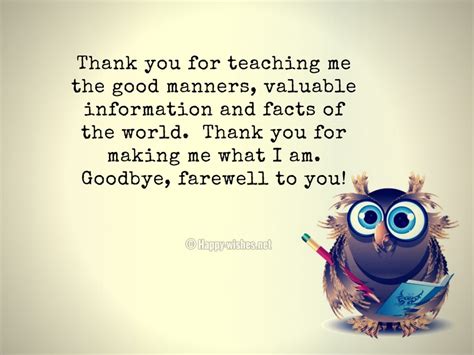 Farewell Quotes For Teacher Goodbye Wishes