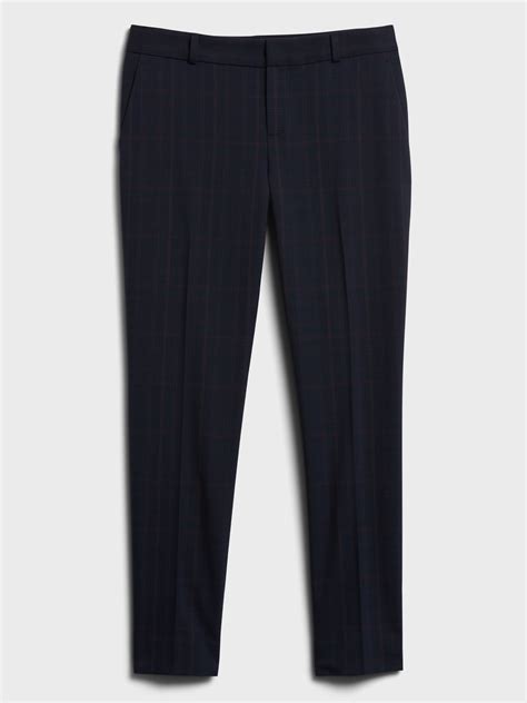 Straight Fit Washable Wool Blend Pant Banana Republic