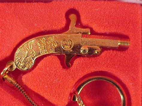 Sold Berloque 2mm Pinfire Gold Single Shot Pistol Flare Set In
