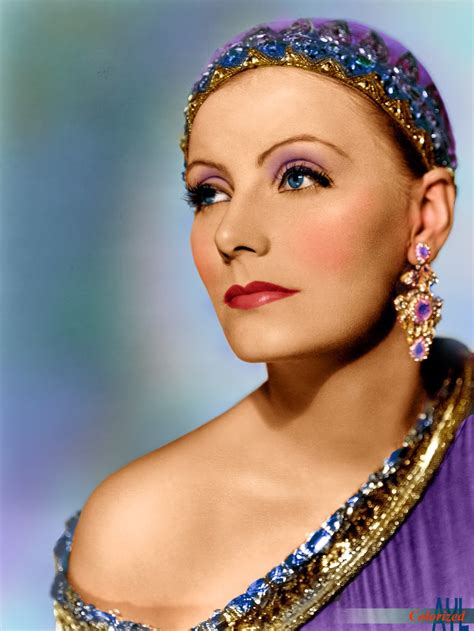 Colors For A Bygone Era Colorized Greta Garbo In The Film Mata Hari