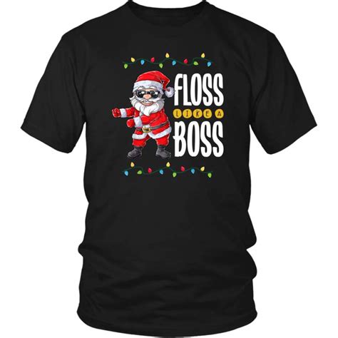 Floss Like A Boss Santa Claus Christmas Funny Shirts Freeclothing Shop