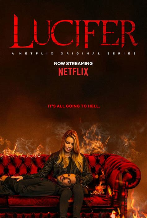 Póster Lucifer Lucifer Morningstar Lucifer Netflix Lucifer Season 4