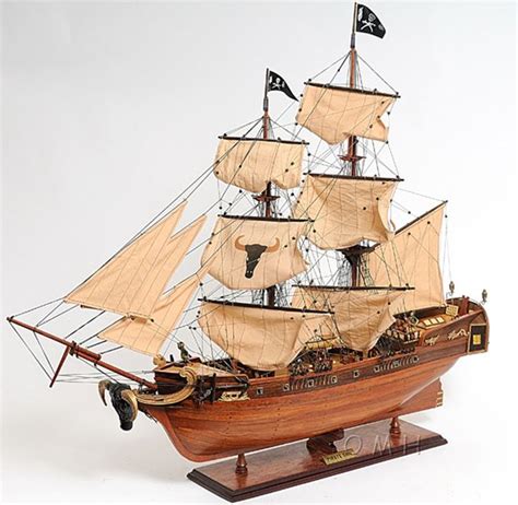 Captjimscargo Caribbean Pirate Ship Handcrafted Wooden Model 37