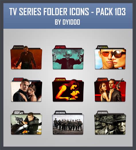 Tv Series Folder Icons Pack By Dyiddo On Deviantart