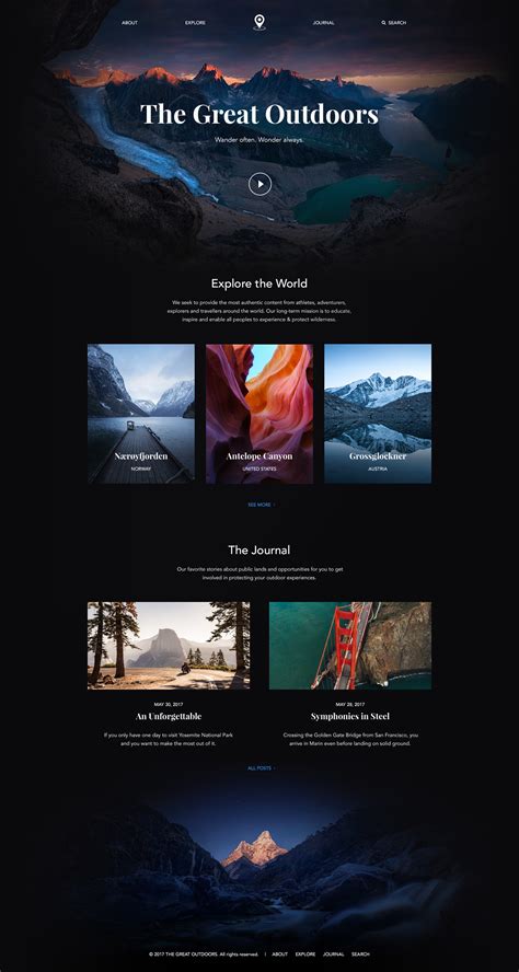 Beautiful Travel Website Designs For Your Inspiration On Behance