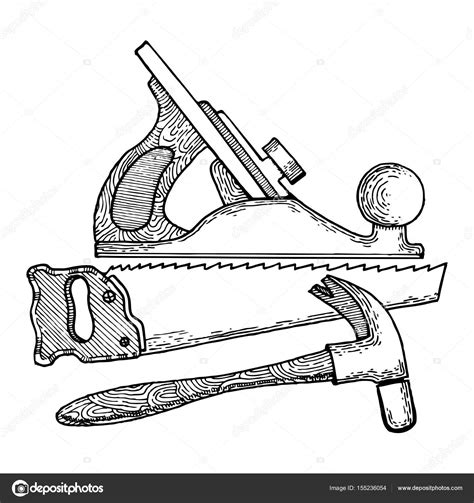 Carpentry Tools Drawing At Getdrawings Free Download