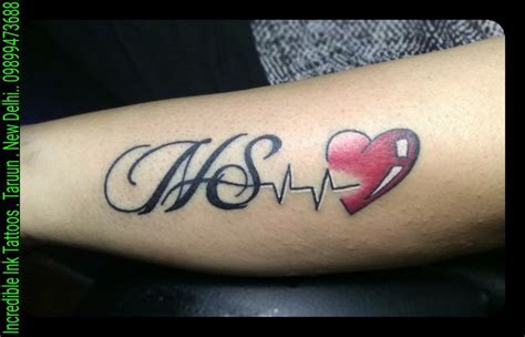 When you purchase through links on our site, we may earn an affiliate commission. #N #S #HeartBeatTattoo N S Initial Heart Beat Tattoo | Heartbeat tattoo ...