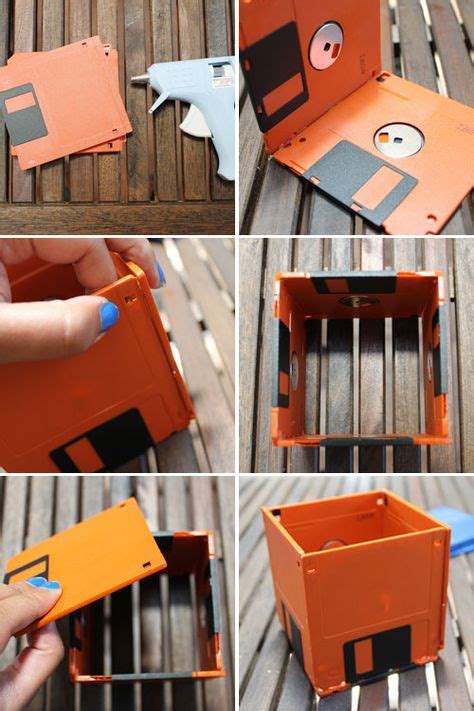 12 Floppy Disk Upcycling Ideas Floppy Disk Floppy Memory Storage