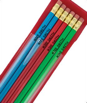 Personalized Pencil Set with Names - 6 Pack | Gpencil.com