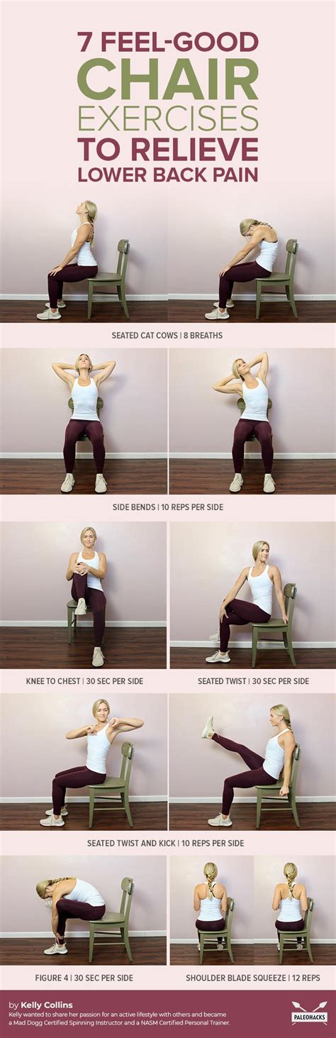 Feel Good Chair Exercises To Relieve Lower Back Pain