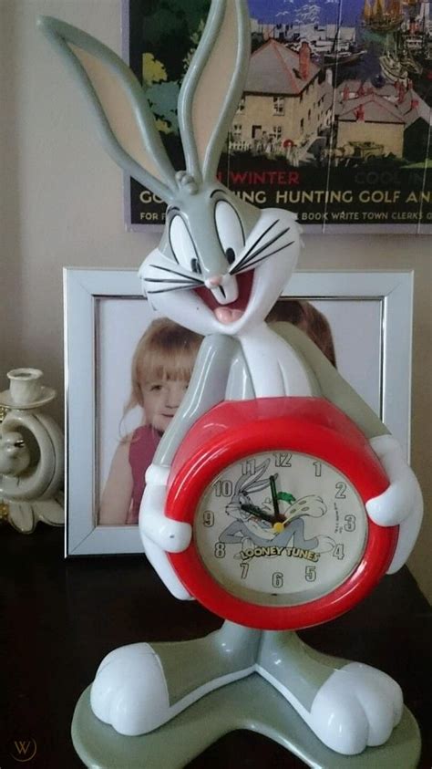Retro Bugs Bunny Talking Alarm Clock 17 High Vgc 1779231247
