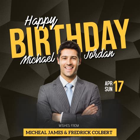 Birthday Poster Template Postermywall