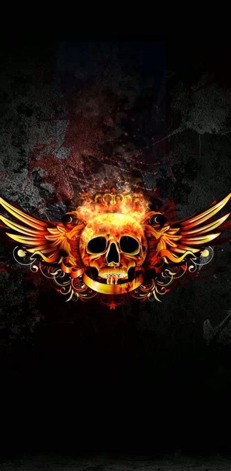 Flameon Wallpaper By Nikkifrohloff Download On Zedge™ 9819 Skull