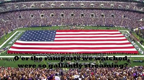 Usa National Anthem The Star Spangled Banner With Lyrics Youtube