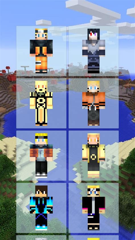 Naruto Anime Skins Minecraft