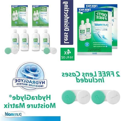 Opti Free Puremoist Multipurpose Contact Lens Disinfecting Solution Tw