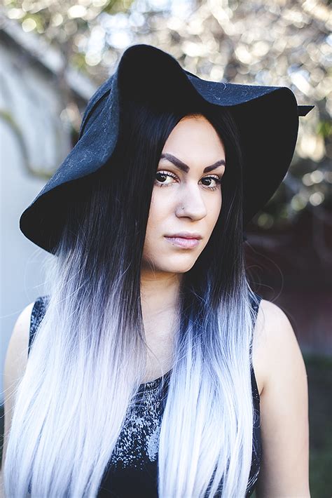 Https://tommynaija.com/hairstyle/black And White Ombre Hairstyle