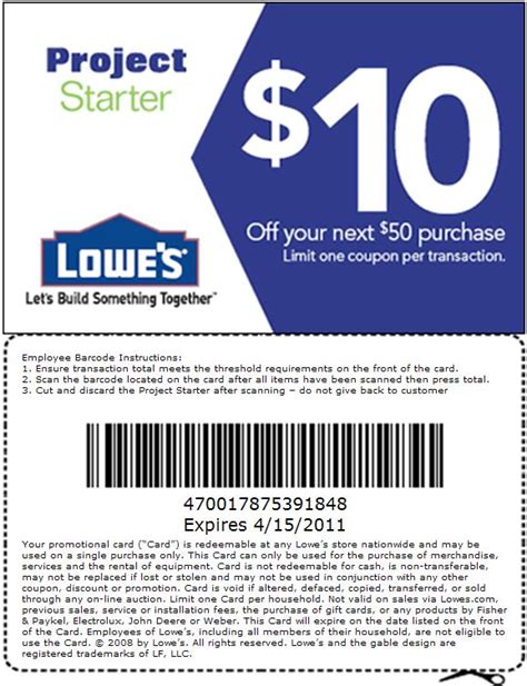 Product Deals And Reviews Lowes 10 Off In Store Coupon