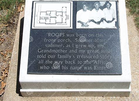 Alex Haley Museum Roots Plaque Editorial Photo Image Of Henning