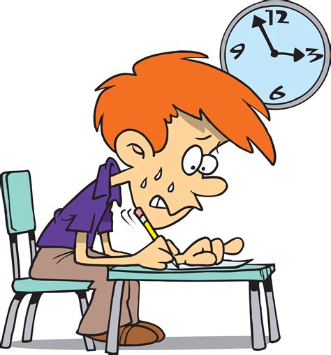Study Stress Clipart 14 Cliparts For Free Download Boy Taking Test