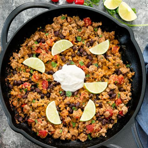 One Pot Taco Cauliflower Rice Kirbie S Cravings