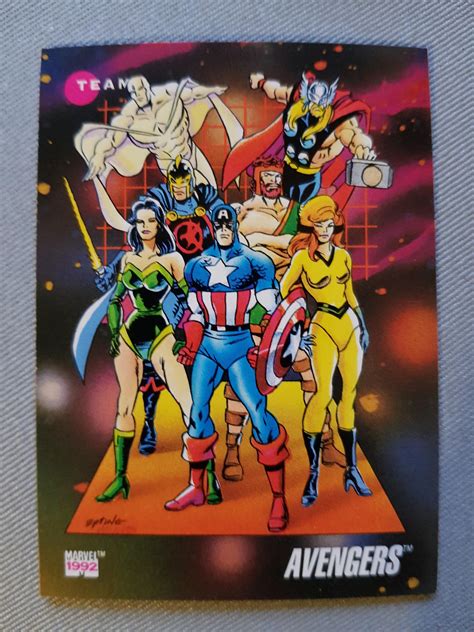 I Found My 1992 Avengers Trading Card Rmarvel