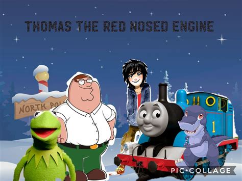 Thomas The Red Nosed Engine By Mollygilohana On Deviantart