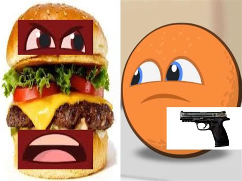 Annoying Orangemonster Burger Annoying Orange Animated Wikia