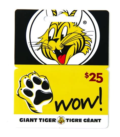 The giant tiger is looking forward for your valuable opinions towards its service, products as well as the environment in the store. Daily 2015/07/13 $25 Gift Card from Giant Tiger (The Zoo ...