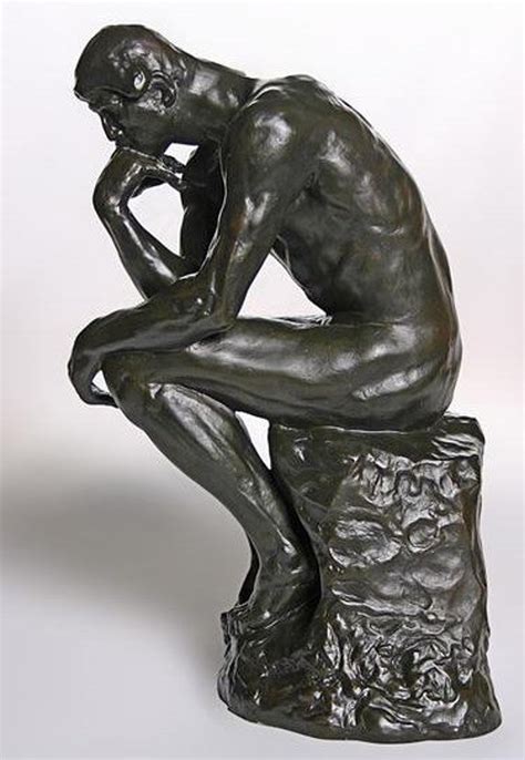 The Thinker Statue By Auguste Rodin Museum Art Reproduction