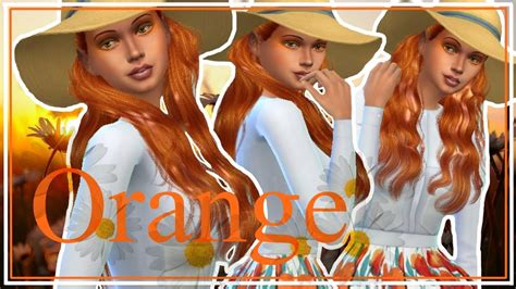 The Sims 4 Lets Get Colourful Orange Youtube