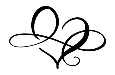 Drawing Of A Infinity Sign With Love Tattoo Illustrations Royalty Free Vector Graphics And Clip
