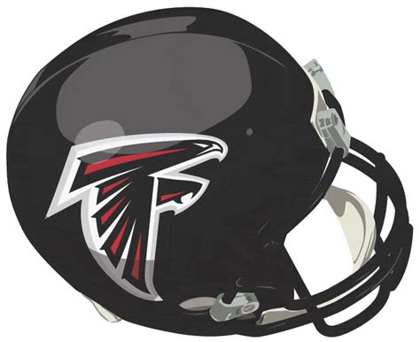 The american football team atlanta falcons was founded in atlanta, georgia in 1965 and joined the nfl eastern conference, with norb hecker as coach. Atlanta Falcons Helmet Logo - National Football League ...