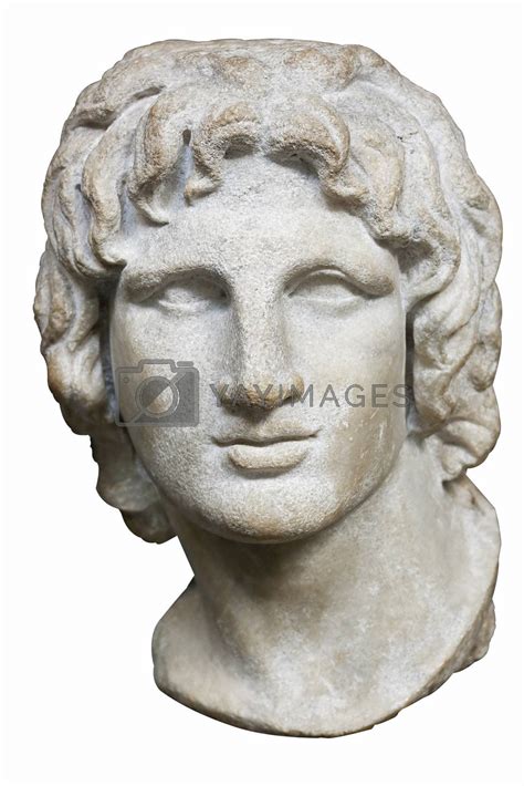 Bust Of Alexander The Great In White Marble By Kmiragaya Vectors