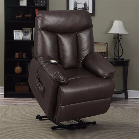 If you have difficulty getting up out of a chair, the power lift chair is mechanized to smoothly shift you from a seated position to standing. Power Lift Recliner Leather Furniture Home Theater Chair ...