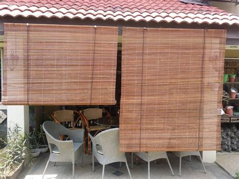 Outdoor Bamboo Curtains Delicious Solutions To Sun Protection Bamboo