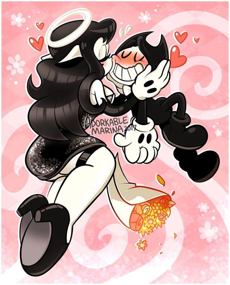 Bendyxalice Only You By Adorkablemarina Bendy And The Ink Machine Alice Angel Cute Drawings