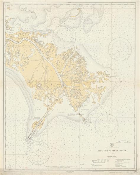 Mississippi River Delta Map 1934 Hullspeed Designs
